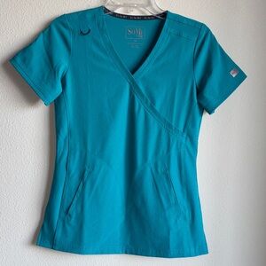 SoMi Scrub Top Womens XS‎